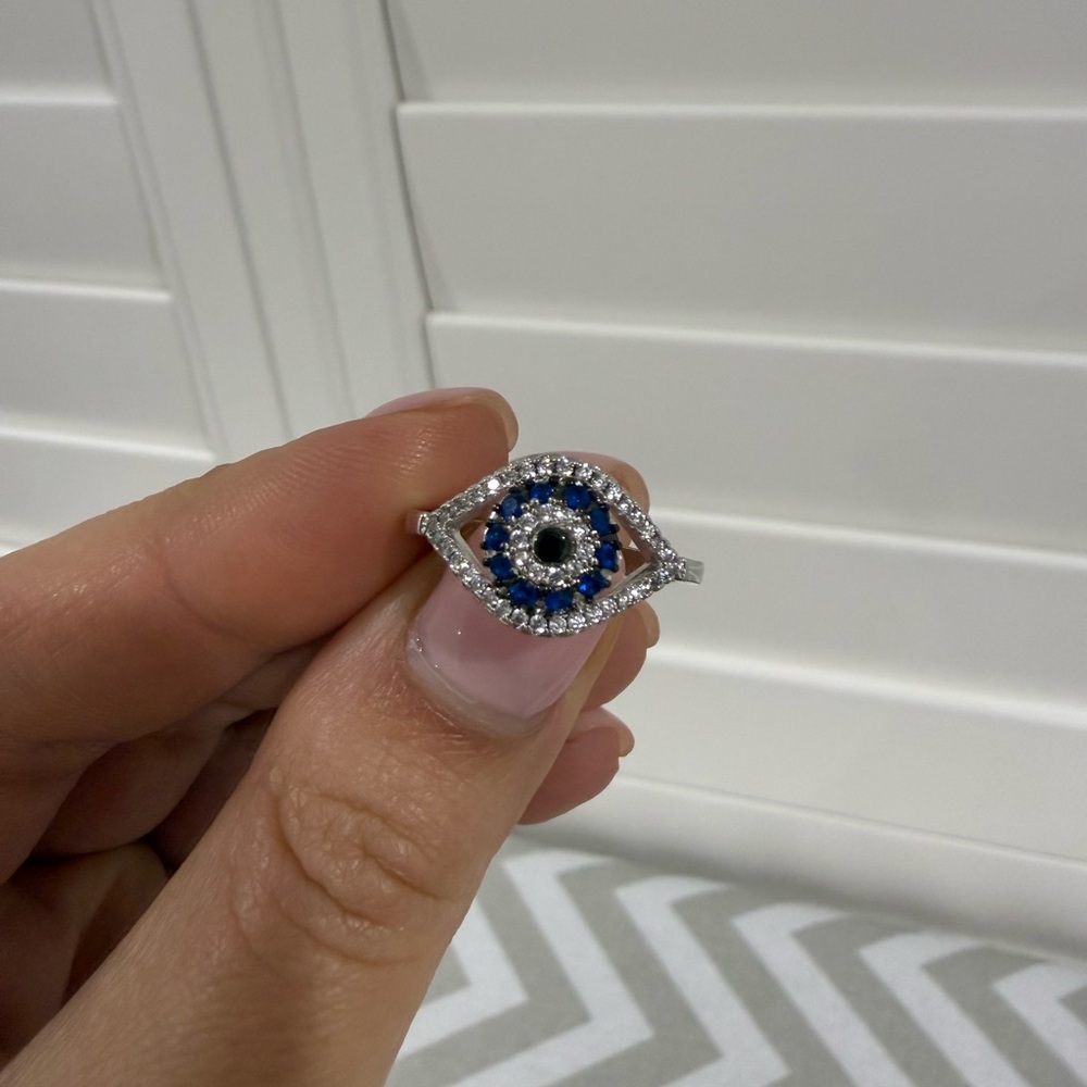 Effy d u p e  Silver Evil Eye Ring - Picture 4 of 10